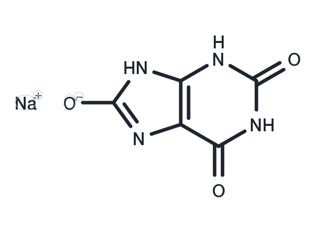 Uric acid sodium Chemical Structure