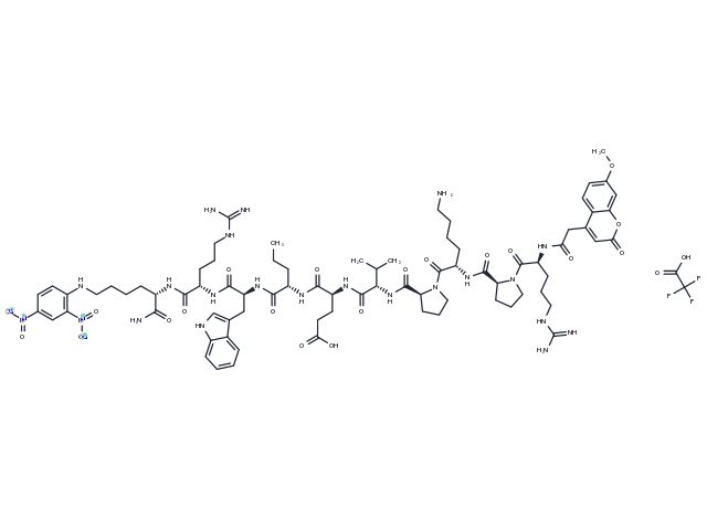 MMP-3 Fluorogenic Substrate TFA Chemical Structure