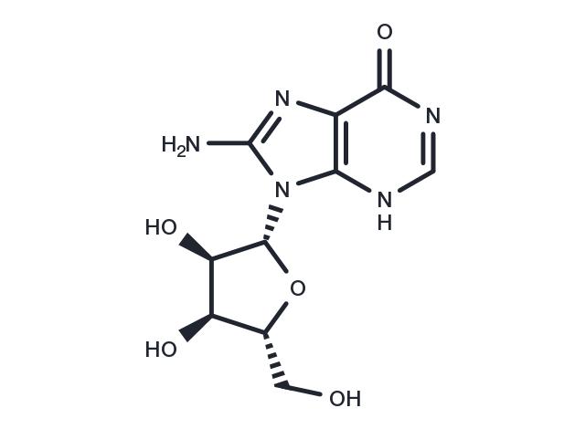 8-Aminoinosine Chemical Structure