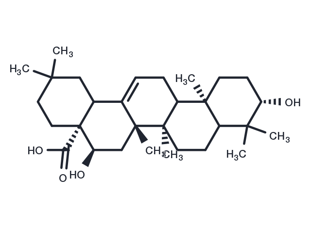 Echinocystic acid (Albizziagenin) Chemical Structure