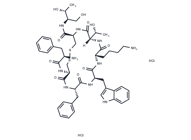 Octreotide HCl Chemical Structure