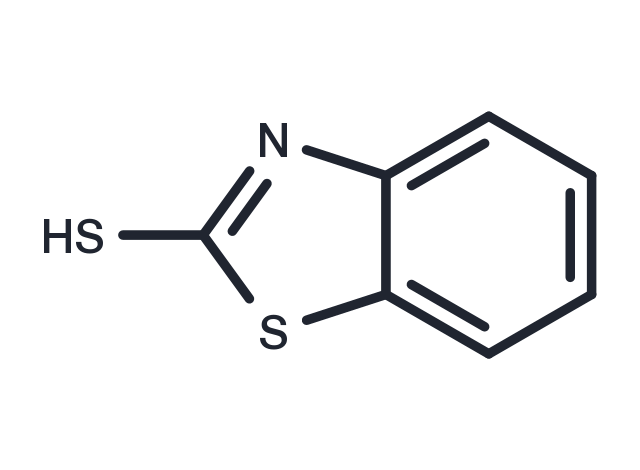 2-Mercaptobenzothiazole Chemical Structure