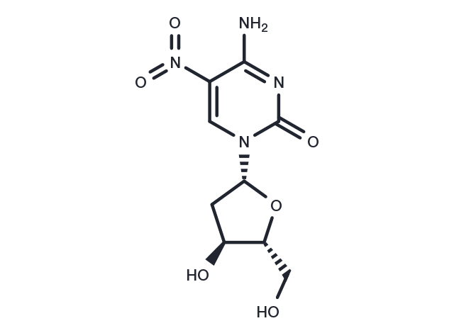 2′-Deoxy-5-nitrocytidine Chemical Structure
