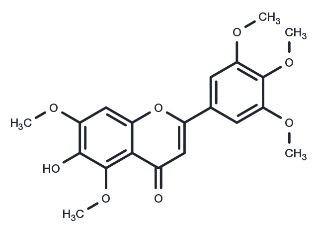 6-Hydroxy-5,7,3',4',5'-pentamethoxyflavone Chemical Structure