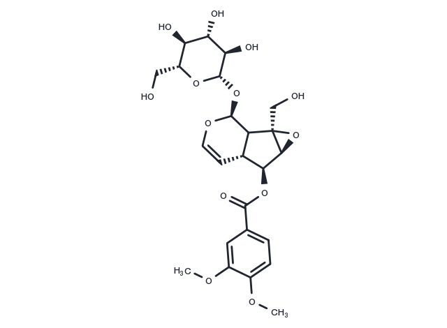 6-O-Veratroylcatalpol Chemical Structure