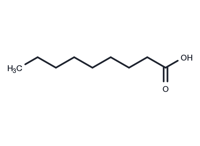 Nonanoic acid Chemical Structure