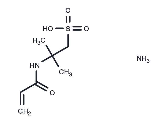 Ammonium acryloyldimethyltaurate Chemical Structure