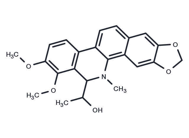 6-(1-Hydroxyethyl)-5,6-dihydrochelerythrine Chemical Structure