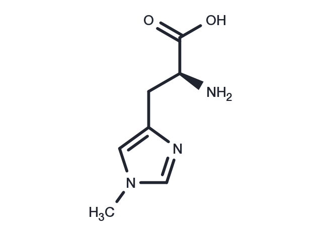 1-Methyl-L-histidine Chemical Structure