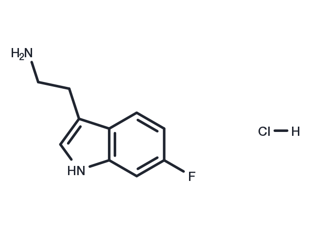 6-Fluorotryptamine hydrochloride Chemical Structure