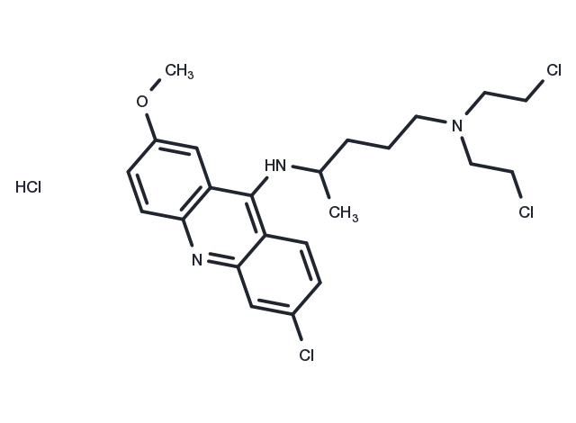 Quinacrine mustard hydrochloride Chemical Structure