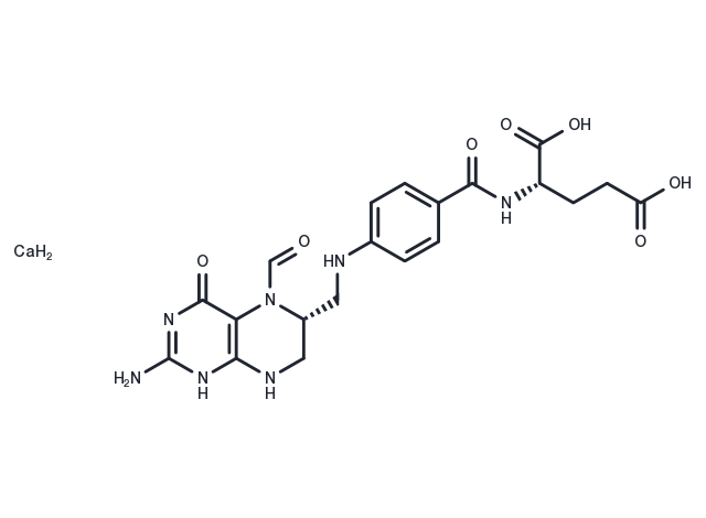 Calcium dextrofolinate Chemical Structure