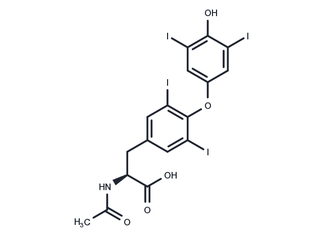 N-Acetylthyroxine Chemical Structure