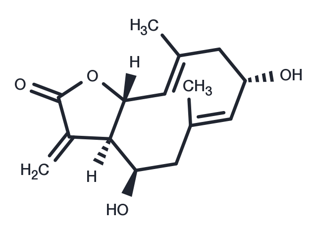 2-Hydroxyeupatolide Chemical Structure