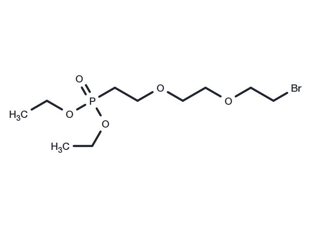 Bromo-PEG2-phosphonic acid diethyl ester Chemical Structure