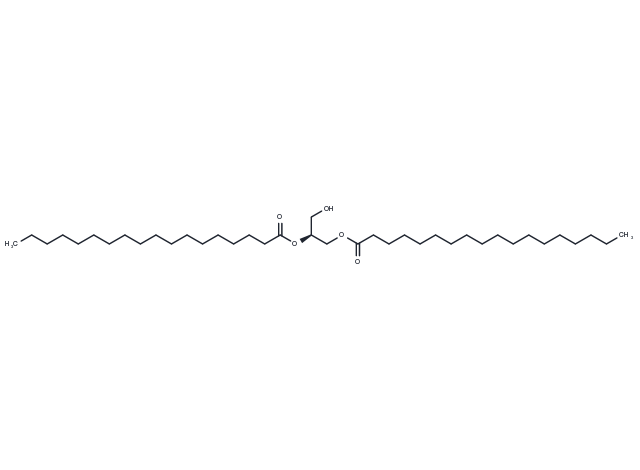1,2-Distearoyl-sn-glycerol Chemical Structure