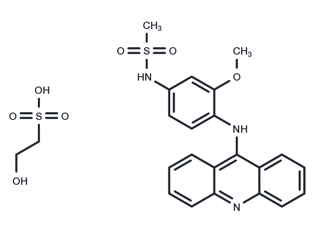 Amsacrine Isothionate Chemical Structure