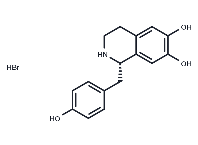 (S)-Higenamine hydrobromide Chemical Structure