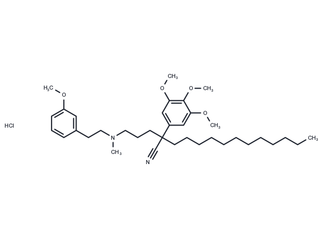 Dagapamil hydrochloride Chemical Structure