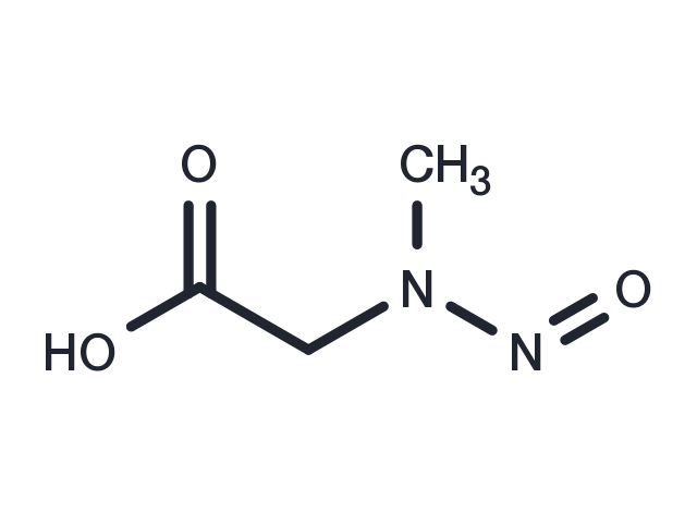N-Nitroso Sarcosine Chemical Structure