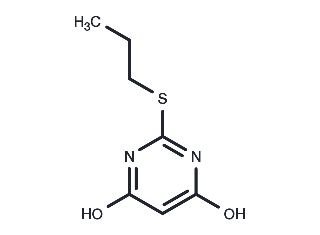 2-(Propylthio)pyrimidine-4,6-diol Chemical Structure