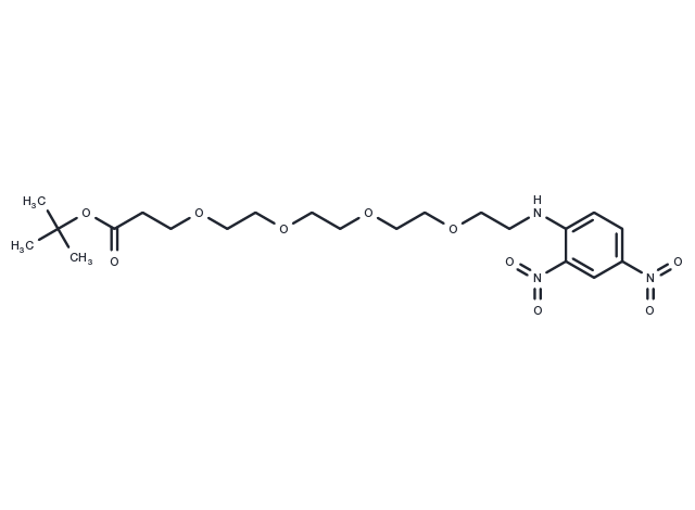 DNP-NH-PEG4-C2-Boc Chemical Structure