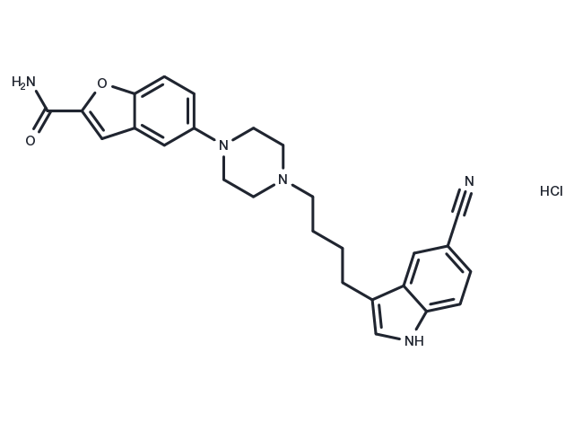 Vilazodone Hydrochloride Chemical Structure