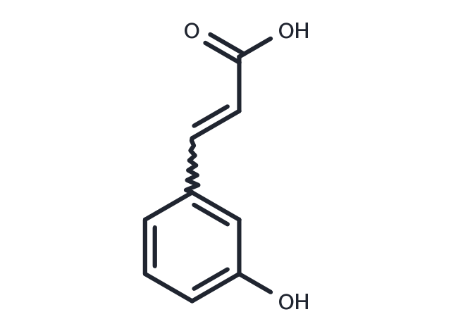 m-Coumaric acid Chemical Structure