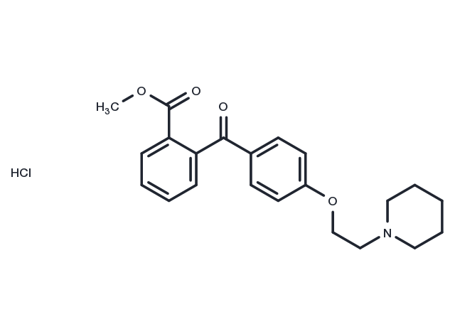 Pitofenone hydrochloride Chemical Structure