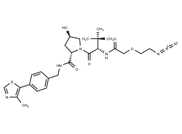 (S,R,S)-AHPC-PEG1-N3 Chemical Structure
