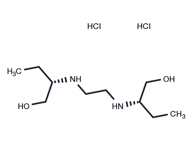 Ethambutol dihydrochloride Chemical Structure