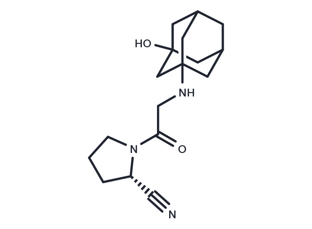 Vildagliptin Chemical Structure