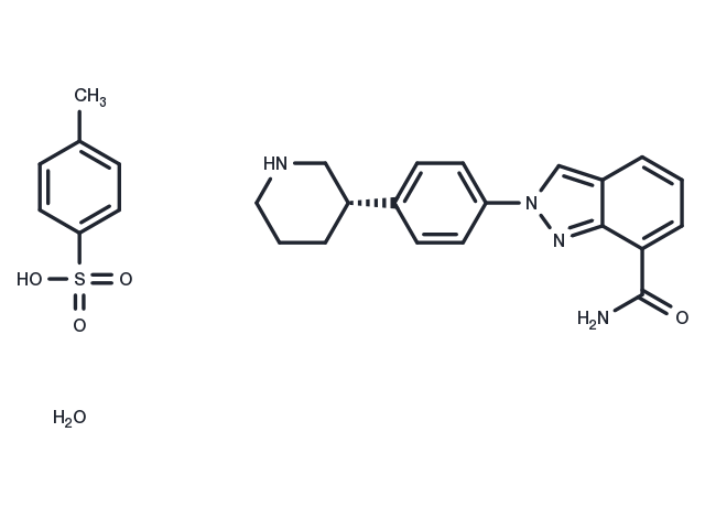 Niraparib tosylate monohyrate Chemical Structure