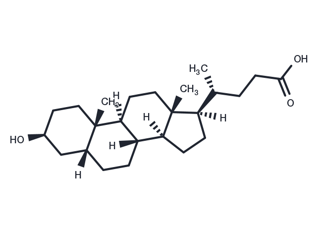 Isolithocholic Acid Chemical Structure
