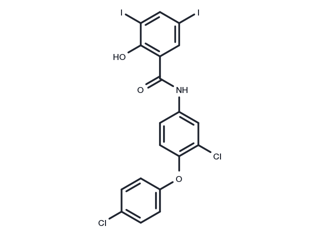 Rafoxanide Chemical Structure