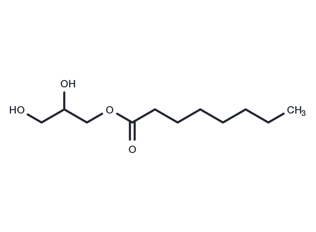 Monoctanoin Chemical Structure