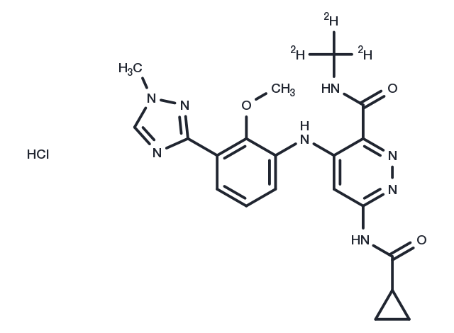Deucravacitinib HCl Chemical Structure