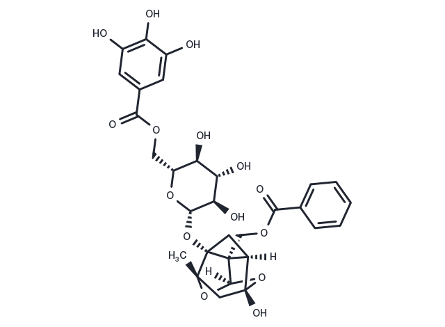 Galloylpaeoniflorin Chemical Structure