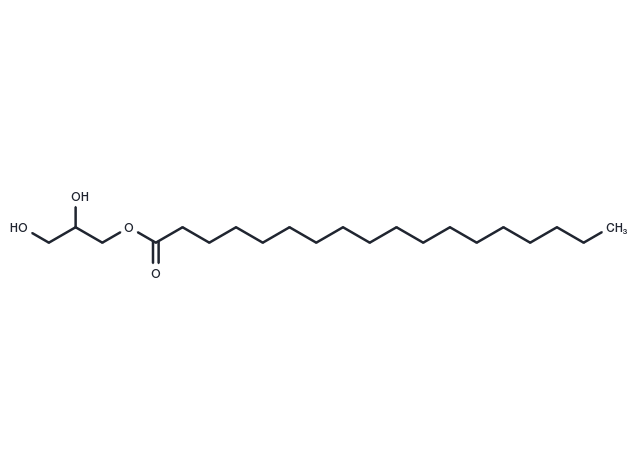 1-Stearoyl-rac-glycerol Chemical Structure