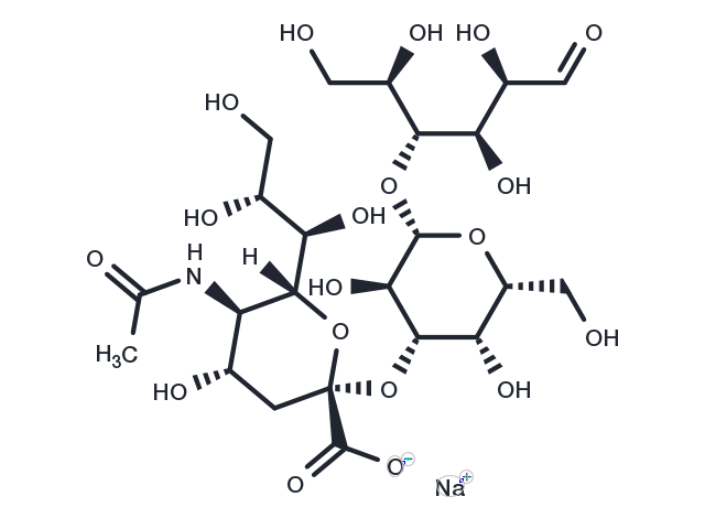 3'-Sialyllactose sodium Chemical Structure