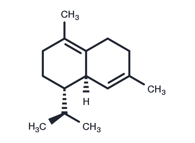 (+)-δ-Cadinene Chemical Structure