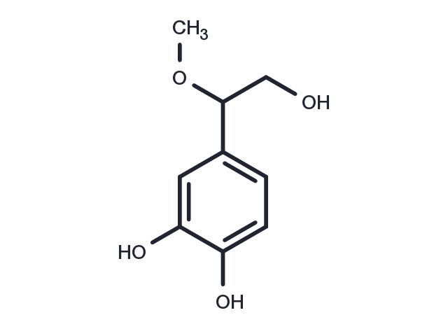 4-(2-Hydroxy-1-methoxyethyl)-1,2-benzenediol Chemical Structure