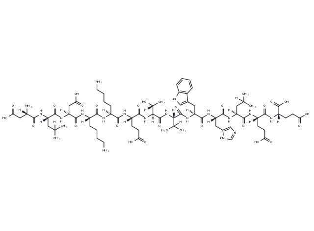 MHC class II antigen (45-57) [Homo sapiens] Chemical Structure