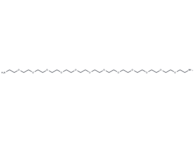 Amino-PEG12-amine Chemical Structure