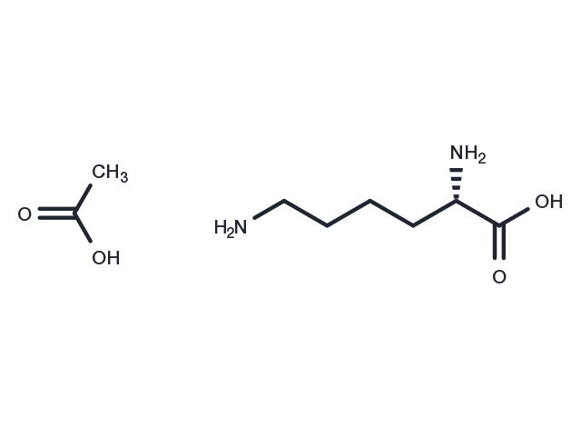 Lysine acetate Chemical Structure