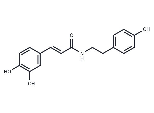 N-trans-caffeoyltyramine Chemical Structure