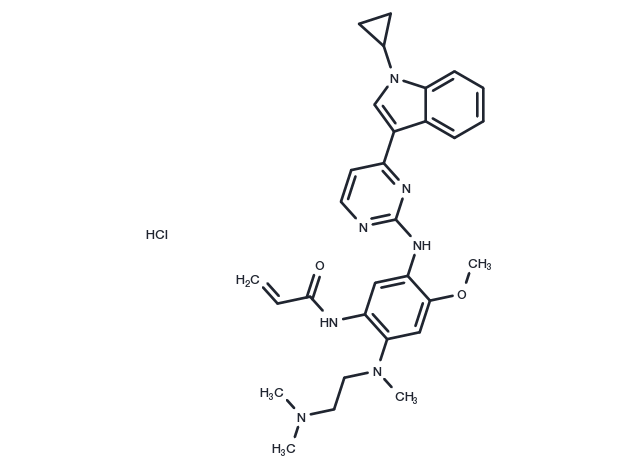 Almonertinib hydrochloride Chemical Structure