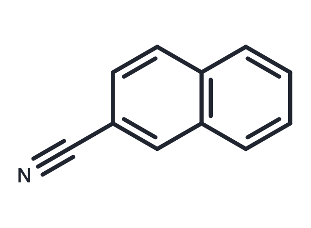 2-Naphthalenecarbonitrile Chemical Structure