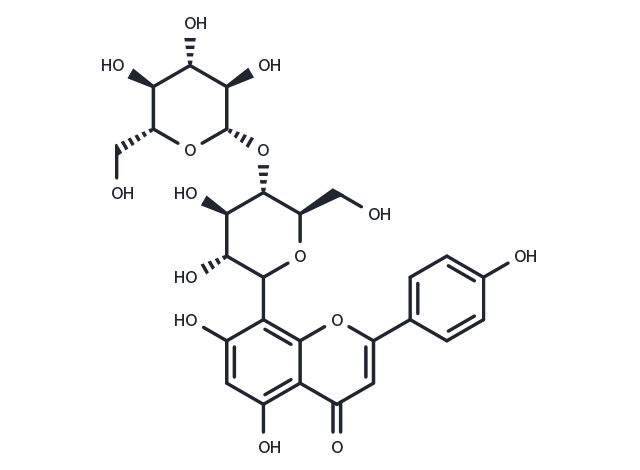 4”-O-Glucosylvitexin Chemical Structure