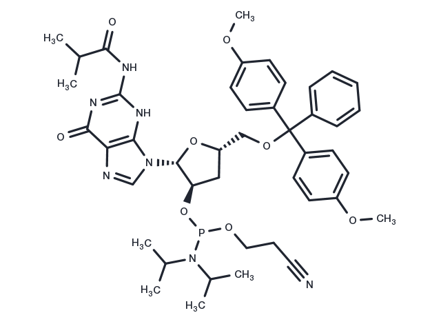 2’-dG   (iBu)-2’-phosphoramidite Chemical Structure
